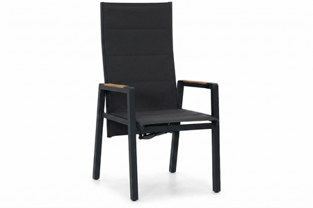 Lifestyle Essence dining tuinstoel verstelbaar antracite