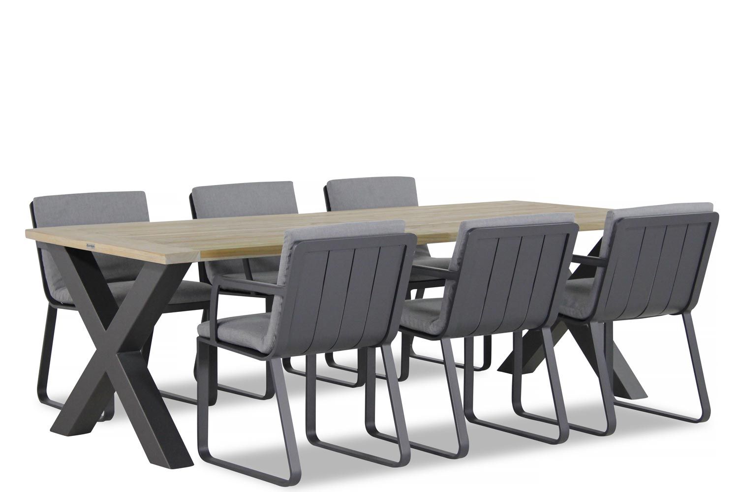 Lifestyle Estancia/Cardiff X-Factor 240 cm dining tuinset 7-delig thumbnail