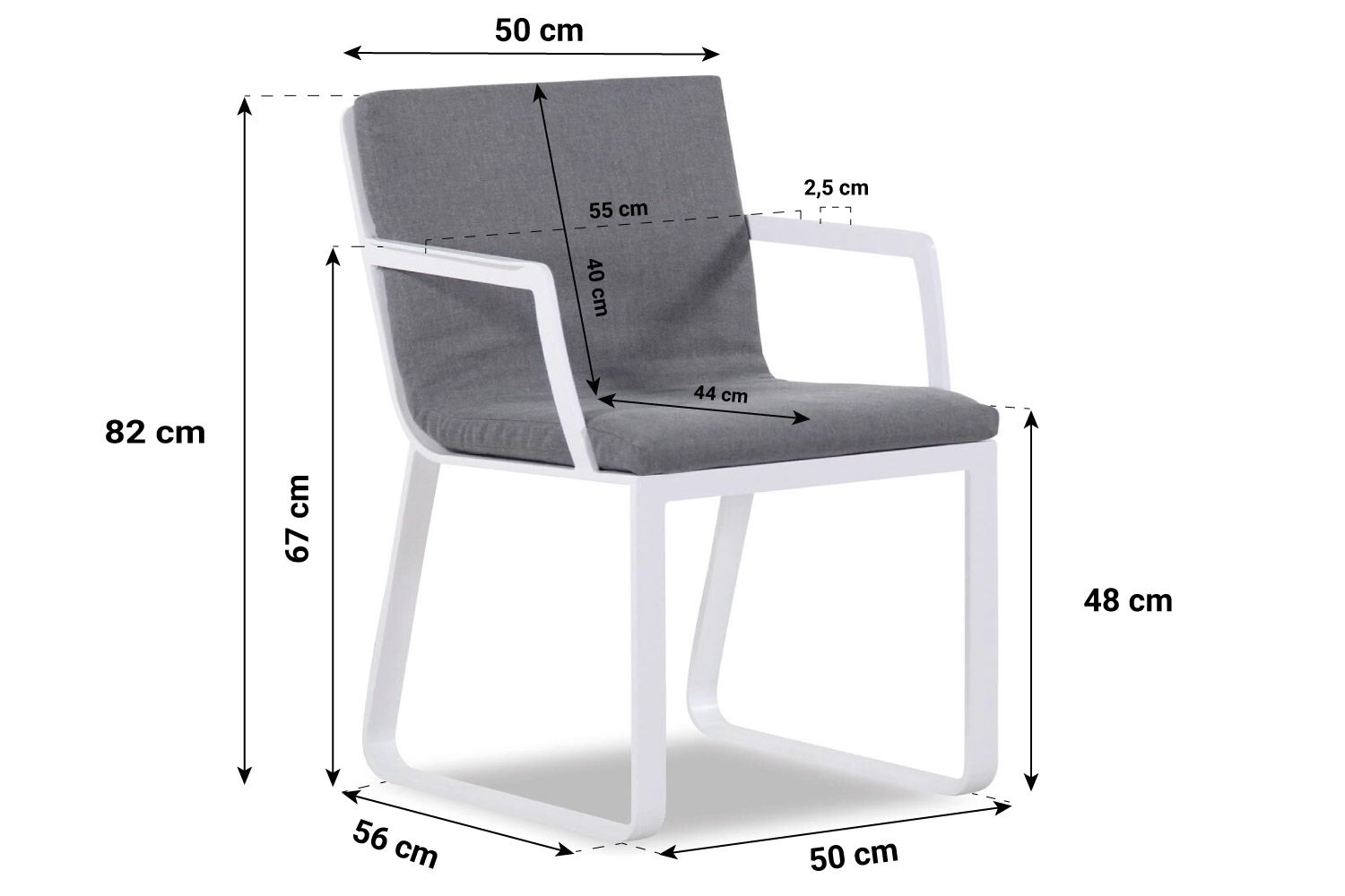 Lifestyle Estancia/Seaside 220 cm dining tuinset 7-delig thumbnail