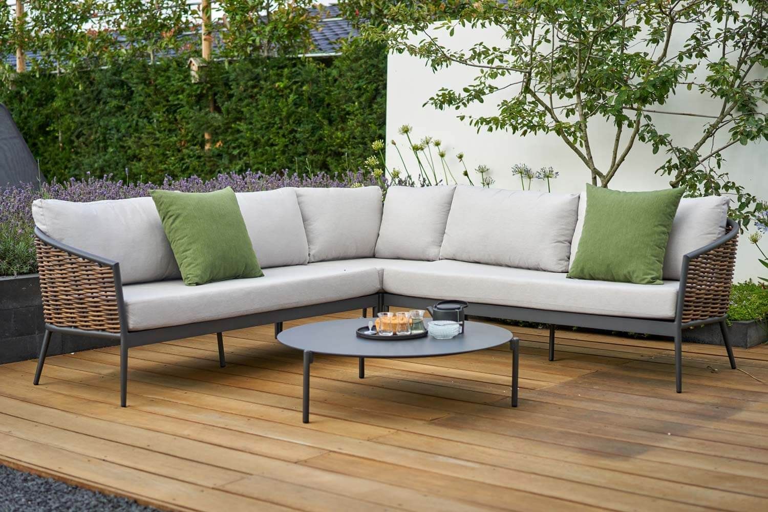Coco Ewa/Pacific 100 cm hoek loungeset 4-delig thumbnail