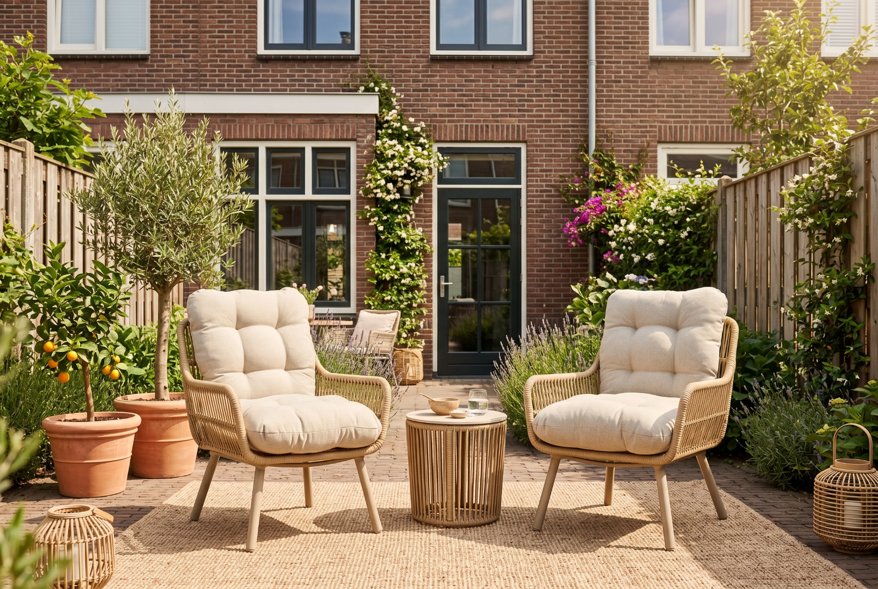 Coco Conforta Bistro-Set 3-teilig (2 x Gartensessel)