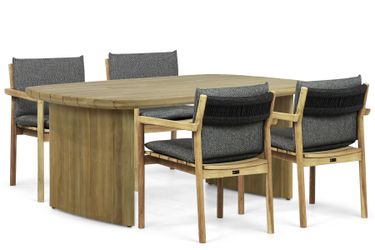 Santika Suka/Falcon 180 cm dining tuinset 5-delig
