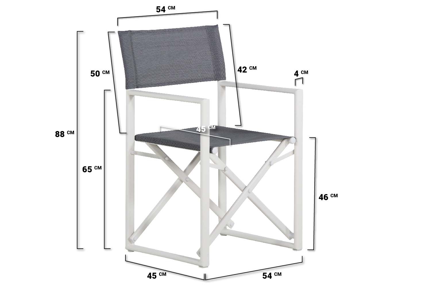 Famous Furniture Director dining tuinstoel inklapbaar