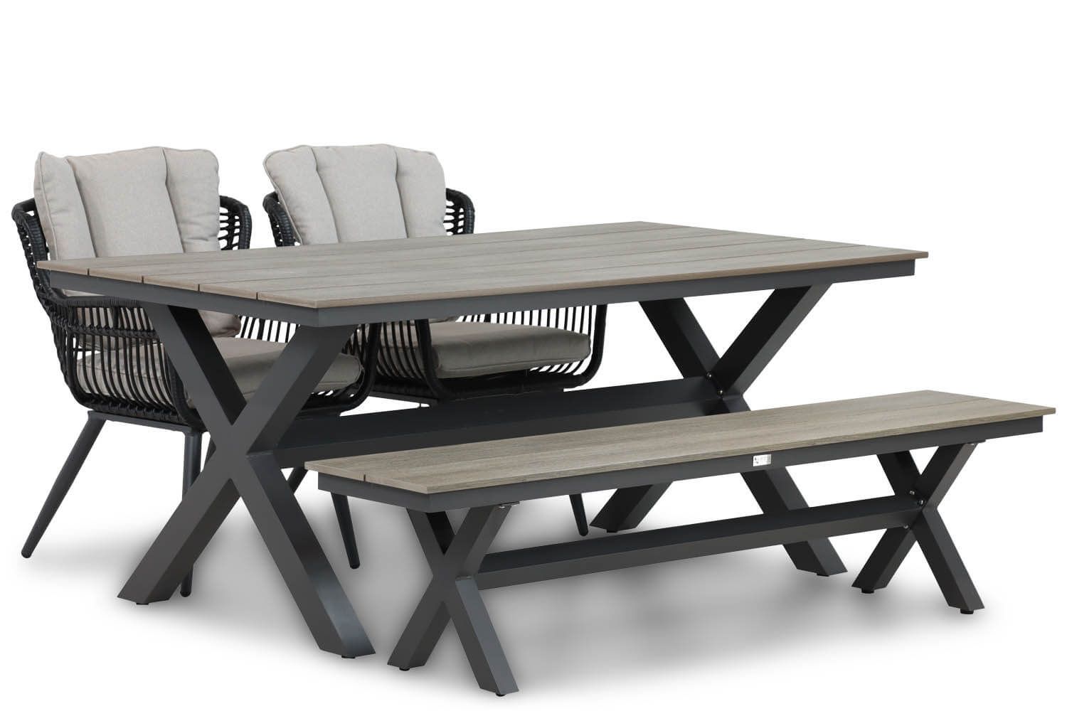 Coco Azzano/Forest 180 cm dining tuinset 4-delig thumbnail