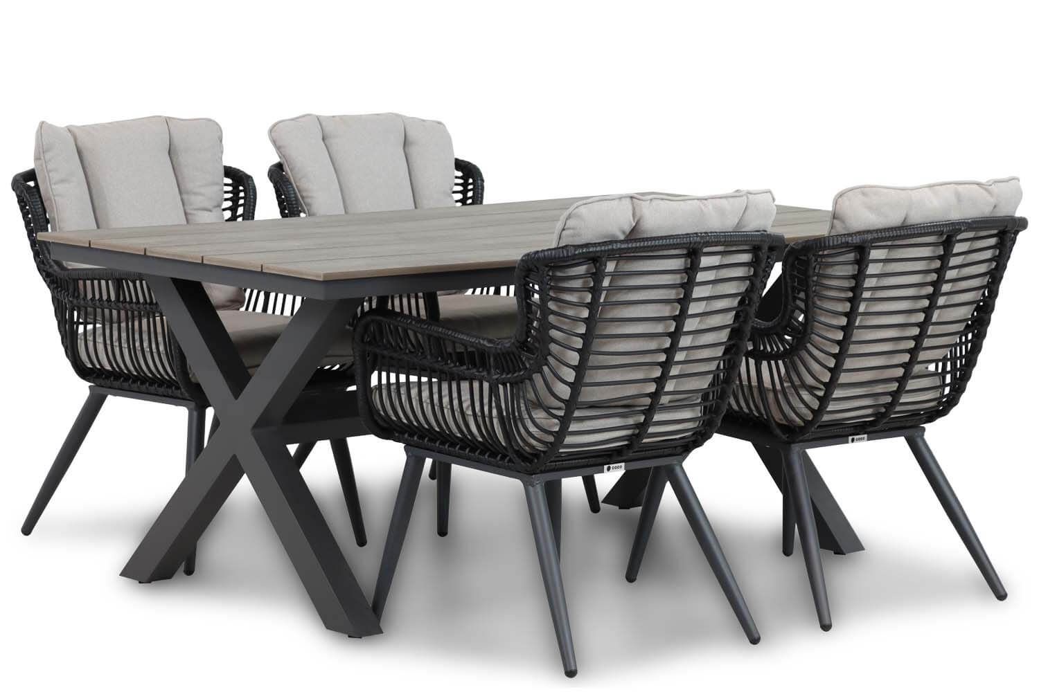 Coco Azzano/Forest 180 cm dining tuinset 5-delig thumbnail