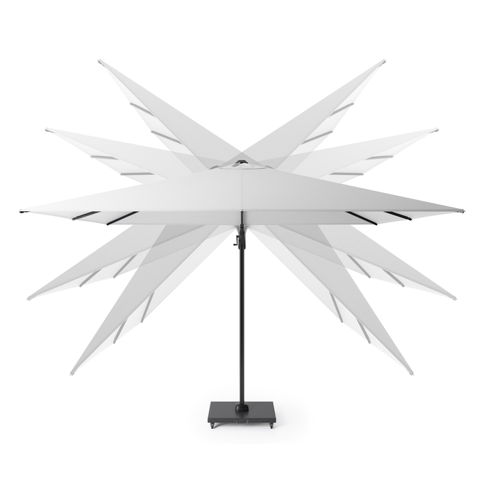 Platinum Challenger zweefparasol T2 3x3m (excl. voet) white 