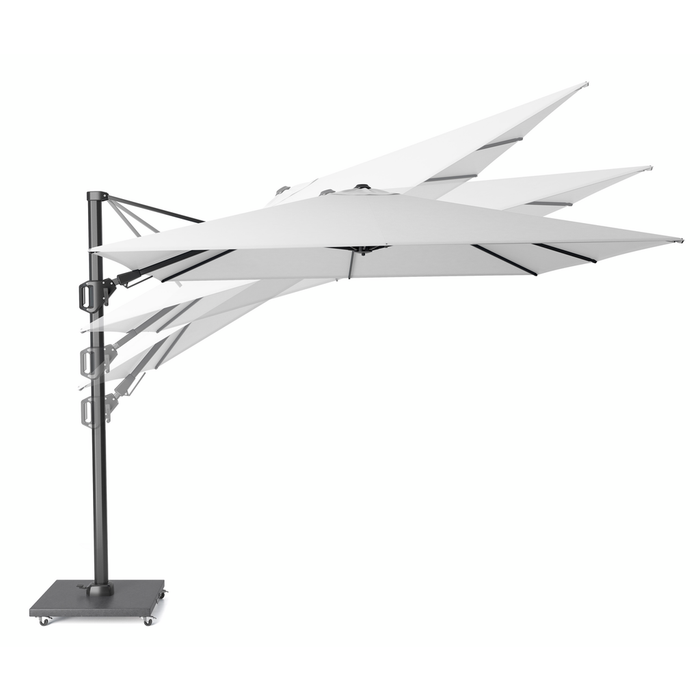 Platinum Challenger zweefparasol T2 3x3m (excl. voet) white 