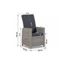 Garden Collections Bello/Oregon 300 cm dining tuinset 9-delig verstelbaar thumbnail