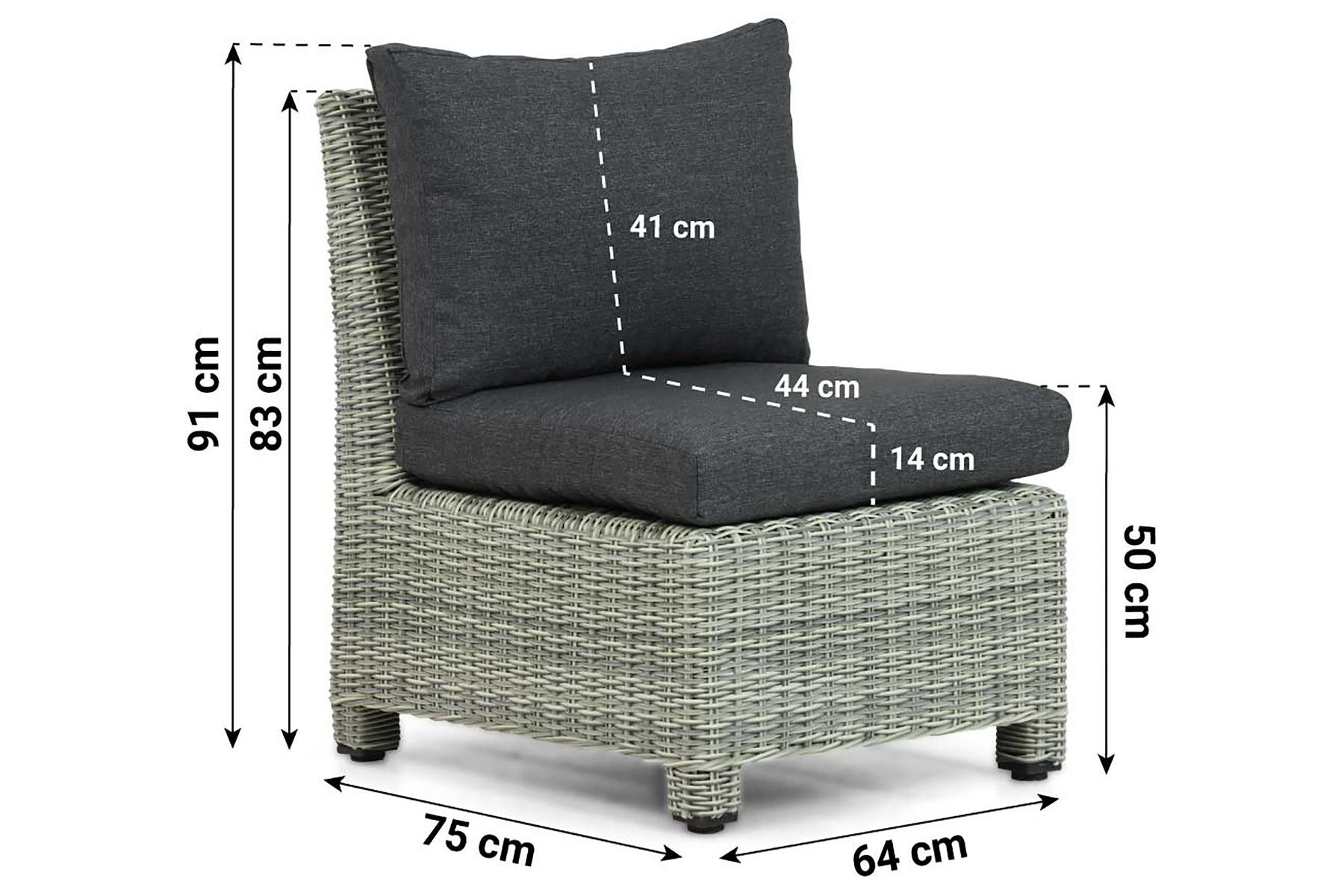 Garden Collections Lusso/Comodo loungeset 6-delig