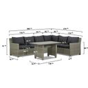 Garden Collections Lusso/Vita dining loungeset 7-delig thumbnail