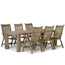 Garden Collections Birmingham/Brighton 240 cm dining tuinset 7-delig thumbnail