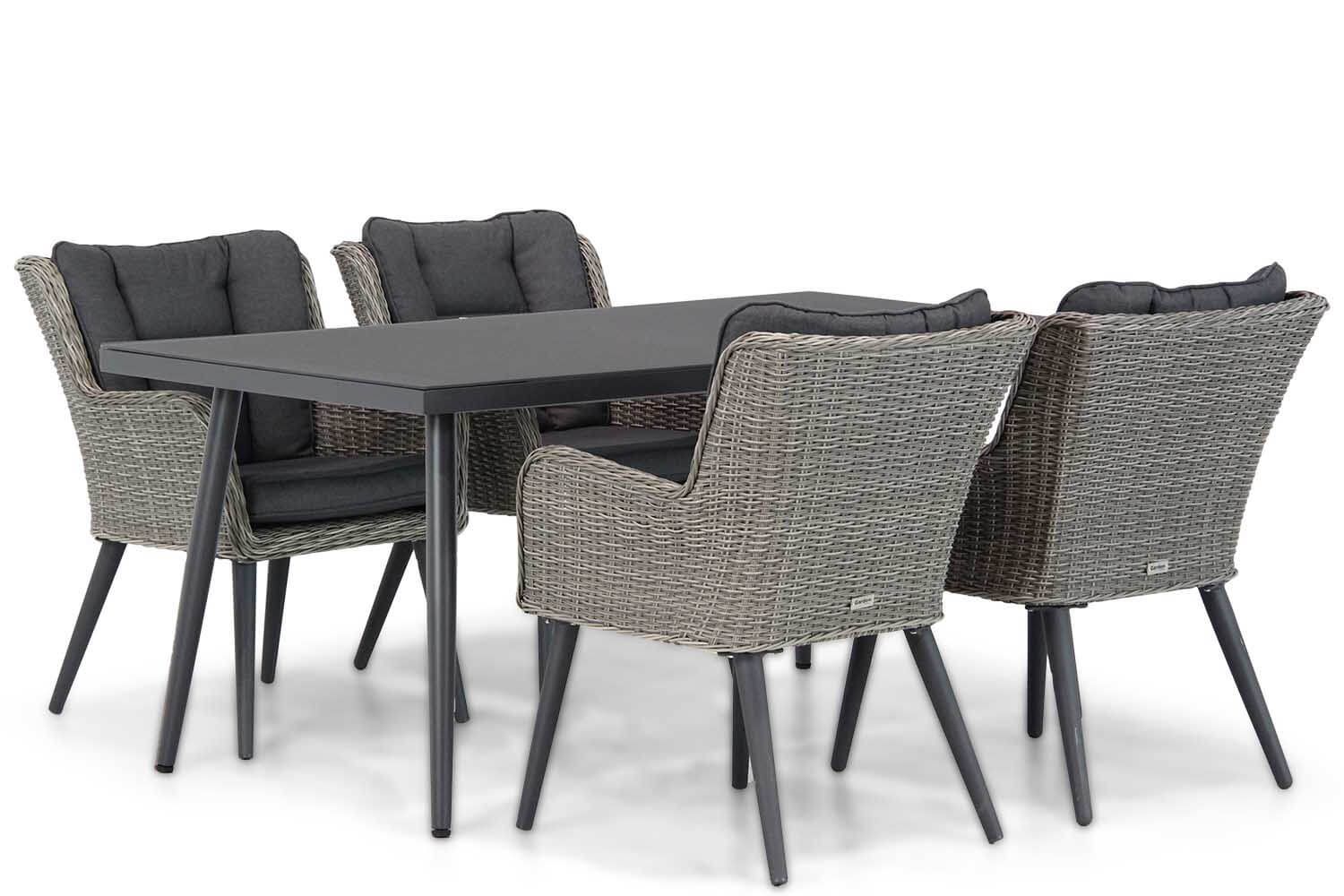 Garden Collections Boston/Valencia 170 cm dining tuinset 5-delig thumbnail