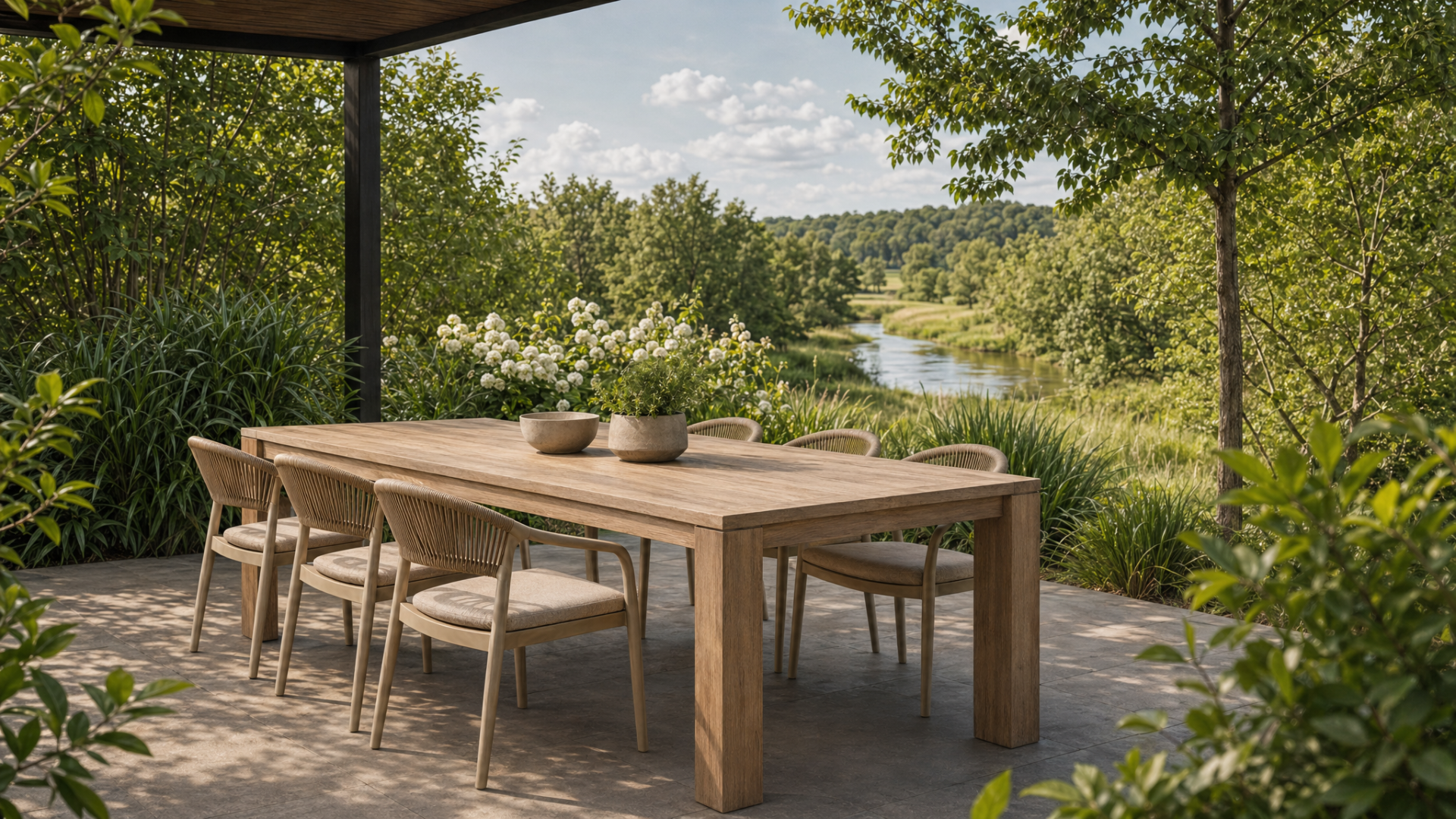 Garden Collections Brighton dining tuintafel 240 x 100 cm 