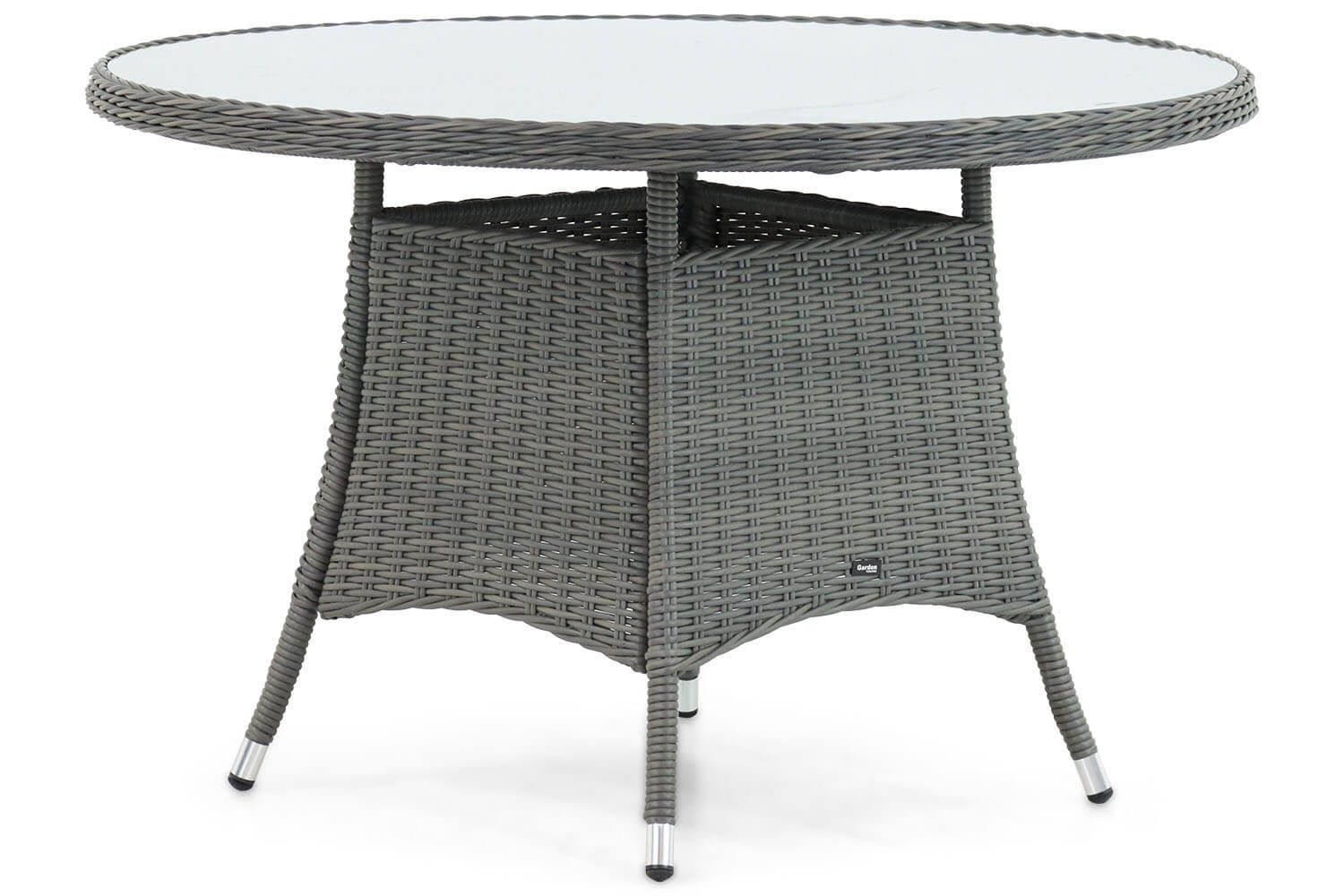 Garden Collections Buckingham dining tuintafel rond 120 cm thumbnail