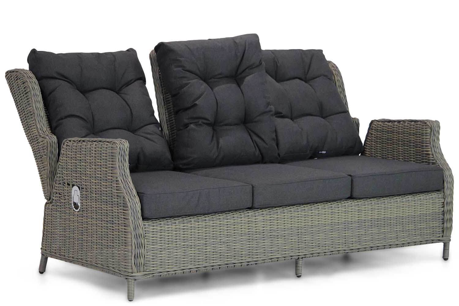 Garden Collections Chicago/Lusso 130 cm dining loungeset 4-delig