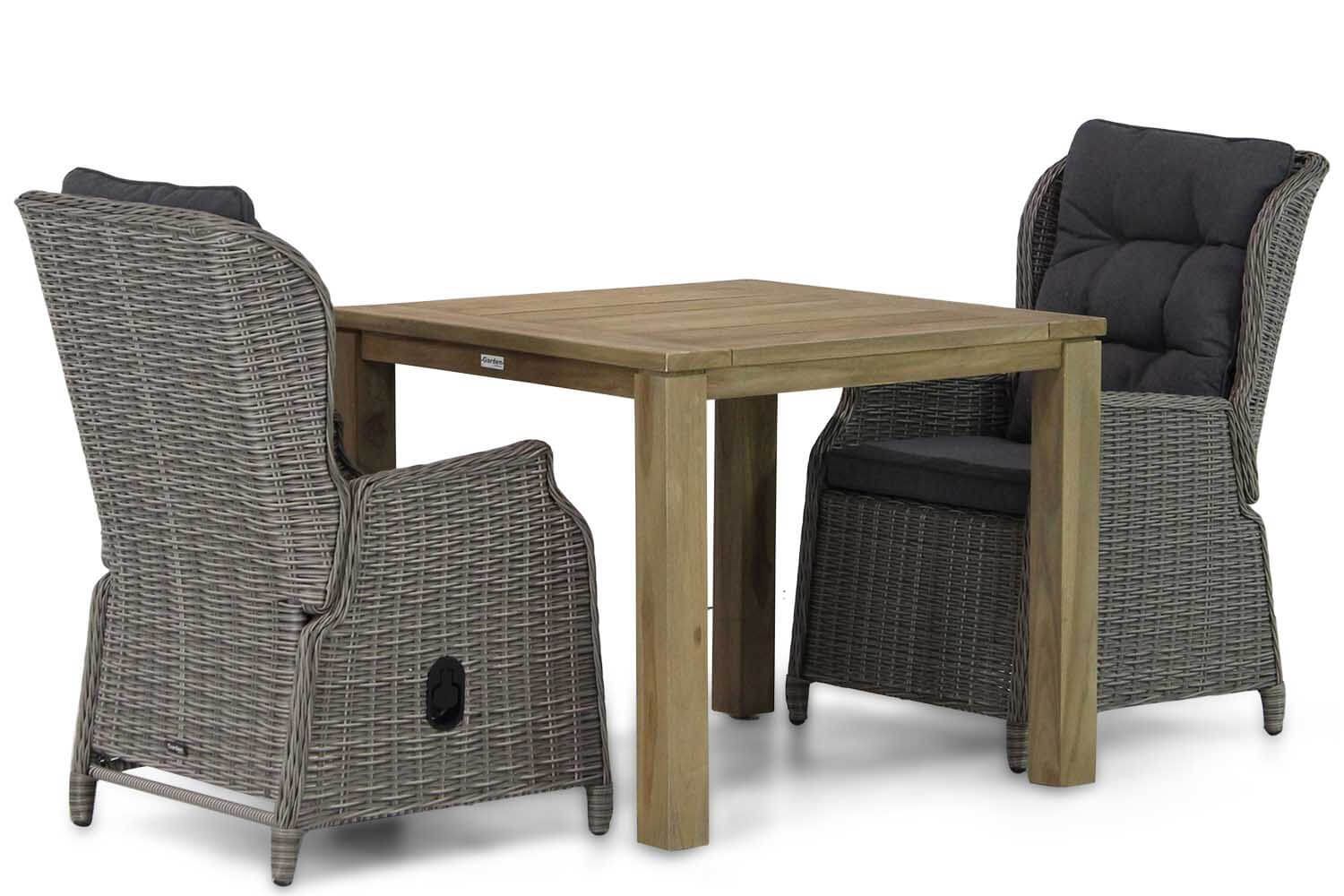 Garden Collections Edingburgh/Bristol 90 cm dining tuinset 3-delig thumbnail