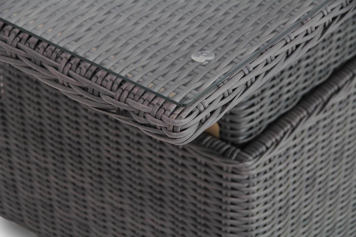 Garden Collections Hamilton loungetafel verstelbaar off black