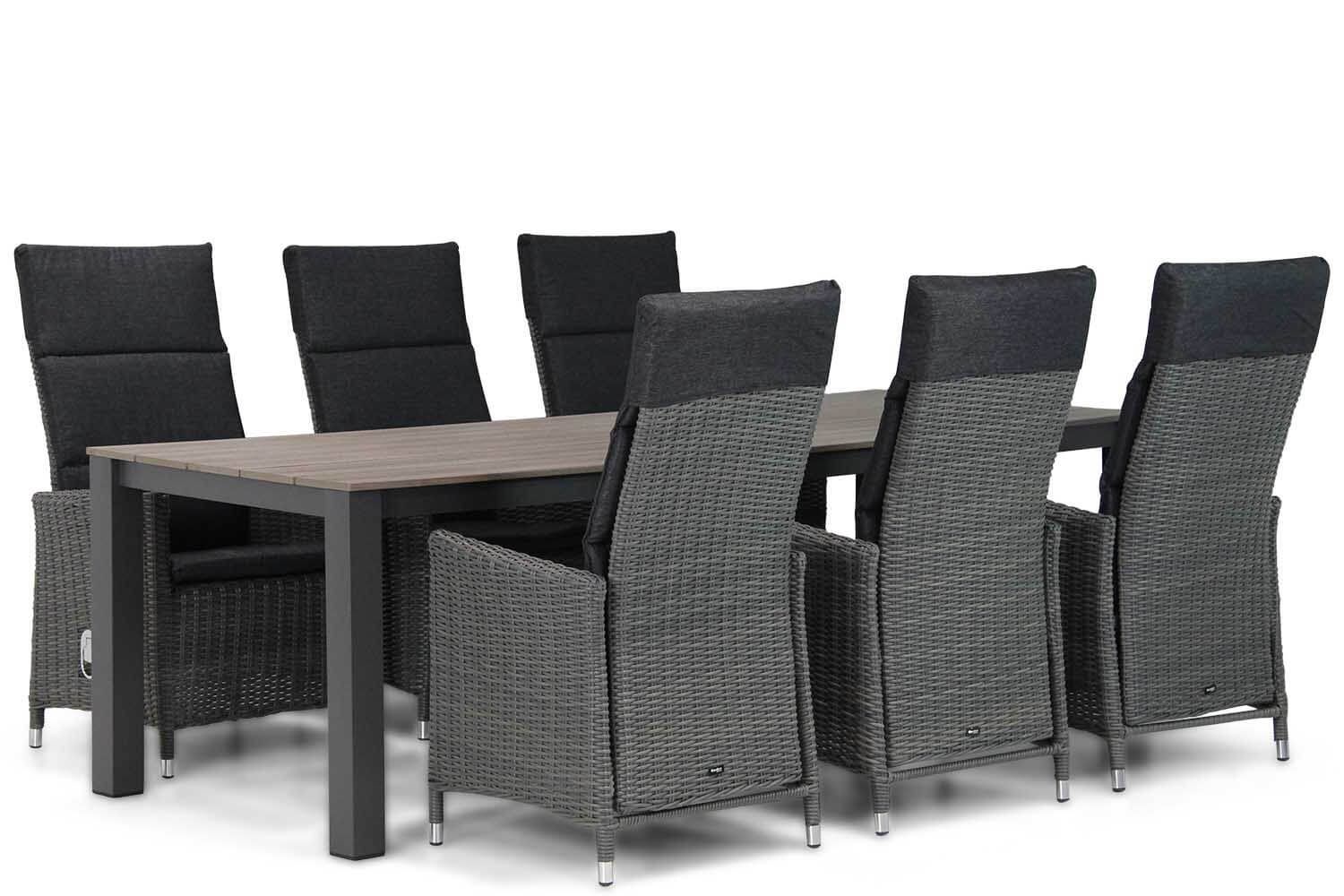 Garden Collections Madera/Valley 240 cm dining tuinset 7-delig thumbnail