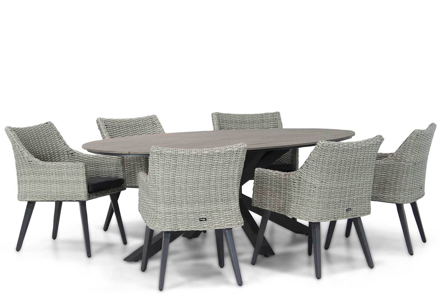 Garden Collections Milton/Matara 220 cm dining tuinset 7-delig thumbnail