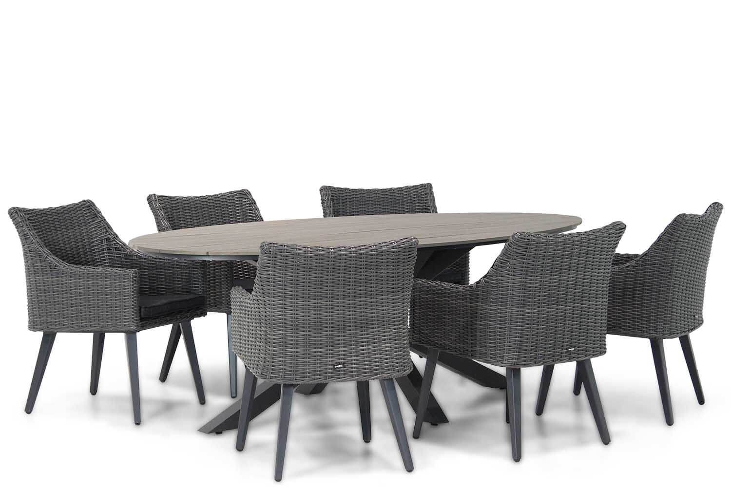 Garden Collections Milton/Matara 220 cm dining tuinset 7-delig thumbnail