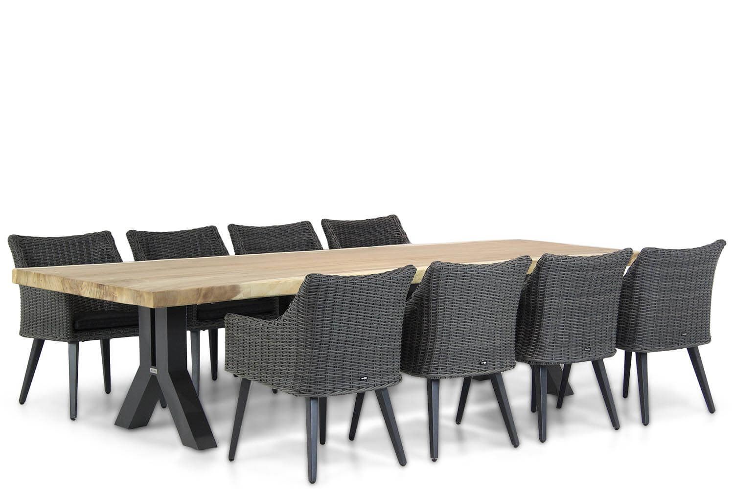 Garden Collections Milton/Woodside 300 cm dining tuinset 9-delig thumbnail