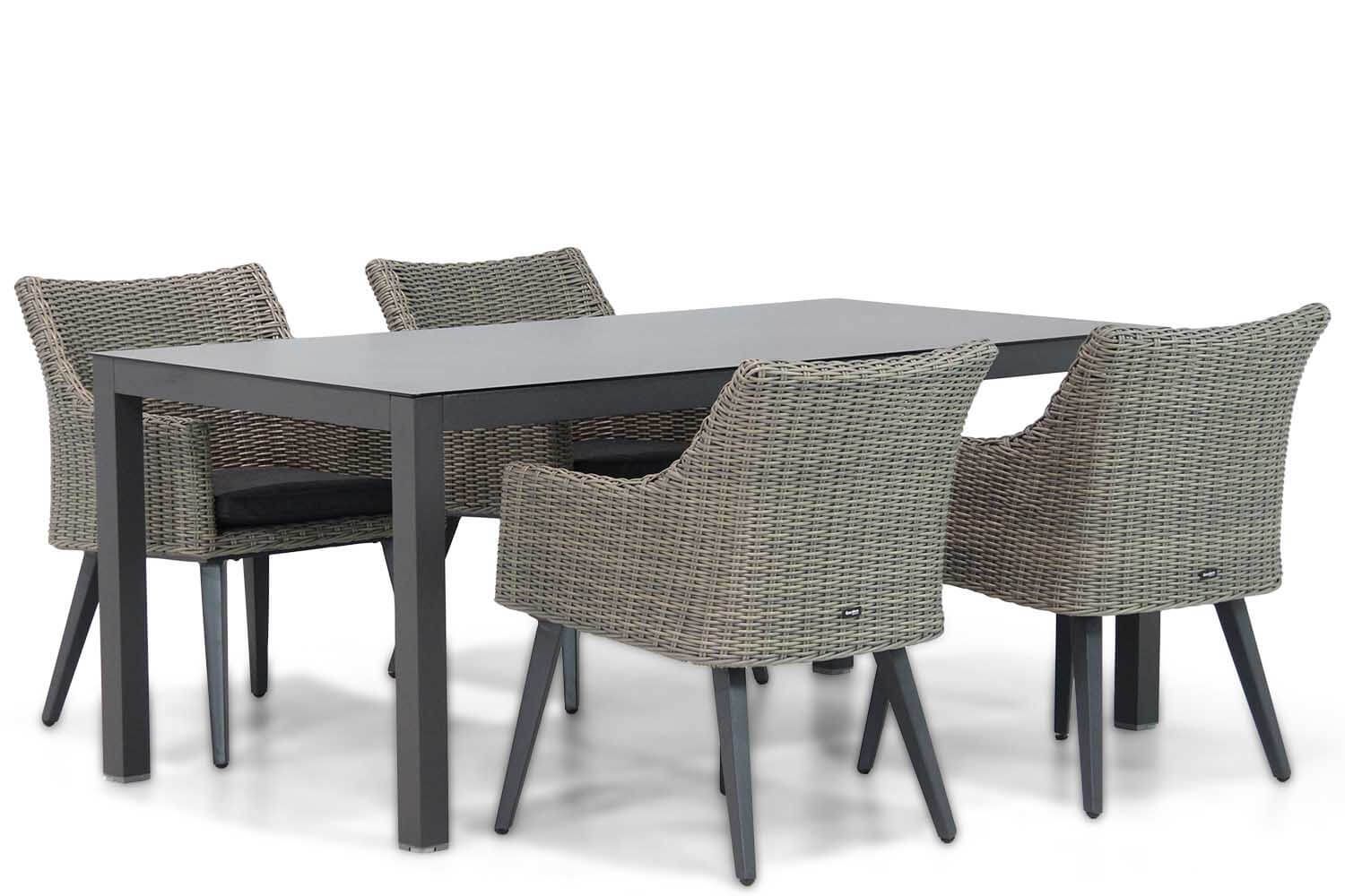 Garden Collections Milton/Madras 180 cm dining tuinset 5-delig thumbnail