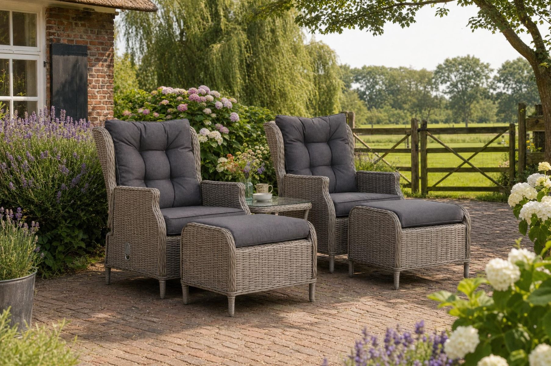 Garden Collections New Castle bistroset 5-delig