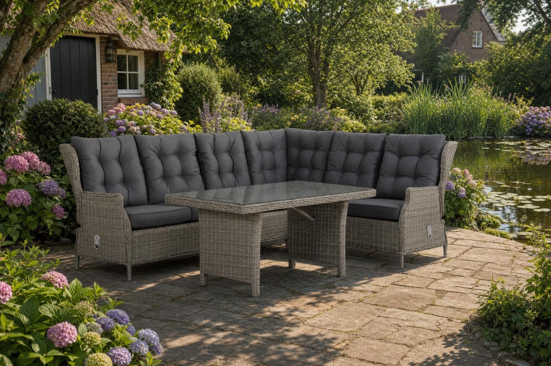 Garden Collections New Castle dining loungeset 5-delig