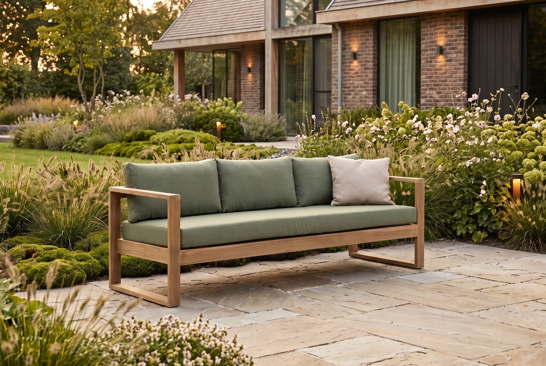 Garden Collections Newbury lounge tuinbank 3-zits