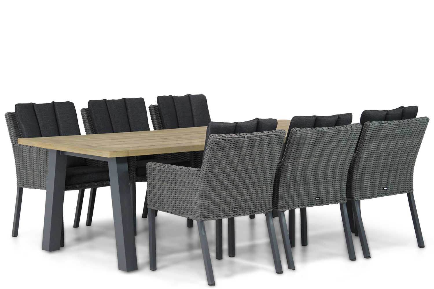 Garden Collections Oxbow/Glasgow 240 cm dining tuinset 7-delig thumbnail