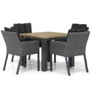 Garden Collections Oxbow/Veneto 90 cm dining tuinset 5-delig thumbnail