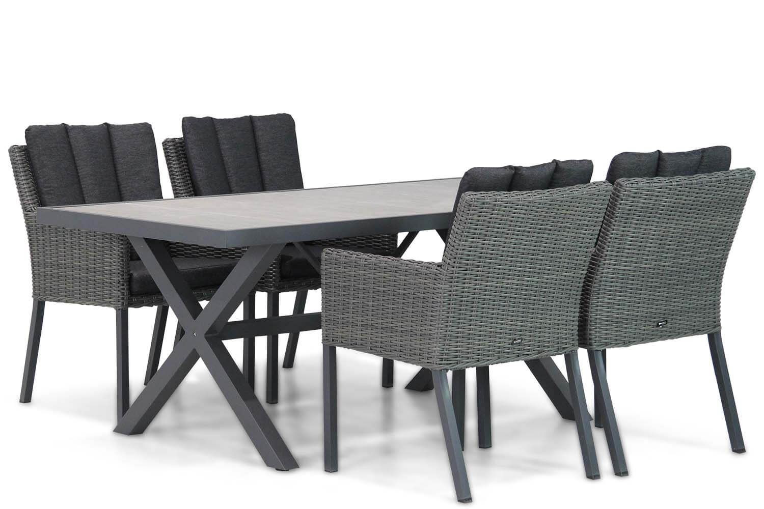Garden Collections Oxbow/Crossley 185 cm dining tuinset 5-delig thumbnail