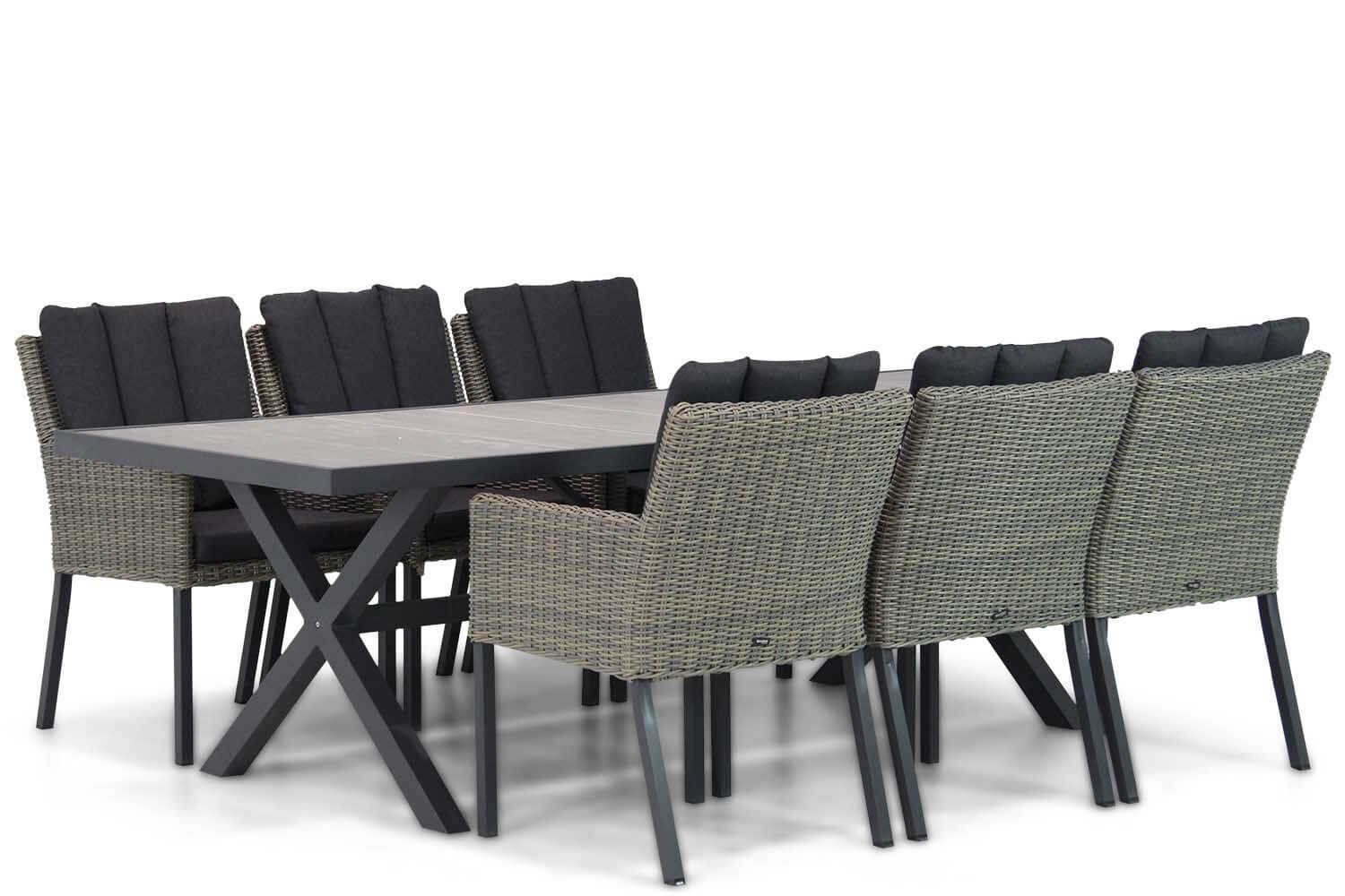Garden Collections Oxbow/Crossley 245 cm dining tuinset 7-delig thumbnail