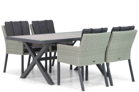 Garden Collections Oxbow/Crossley 185 cm dining tuinset 5-delig