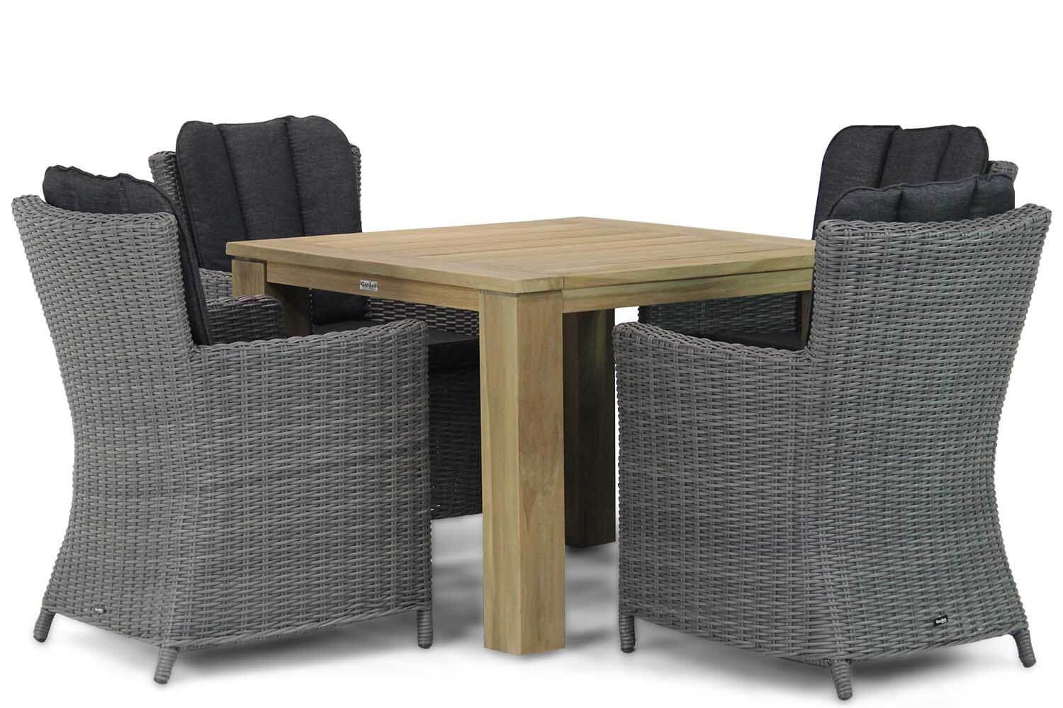 Garden Collections Venerdi/Brighton 100 cm dining tuinset 5-delig thumbnail