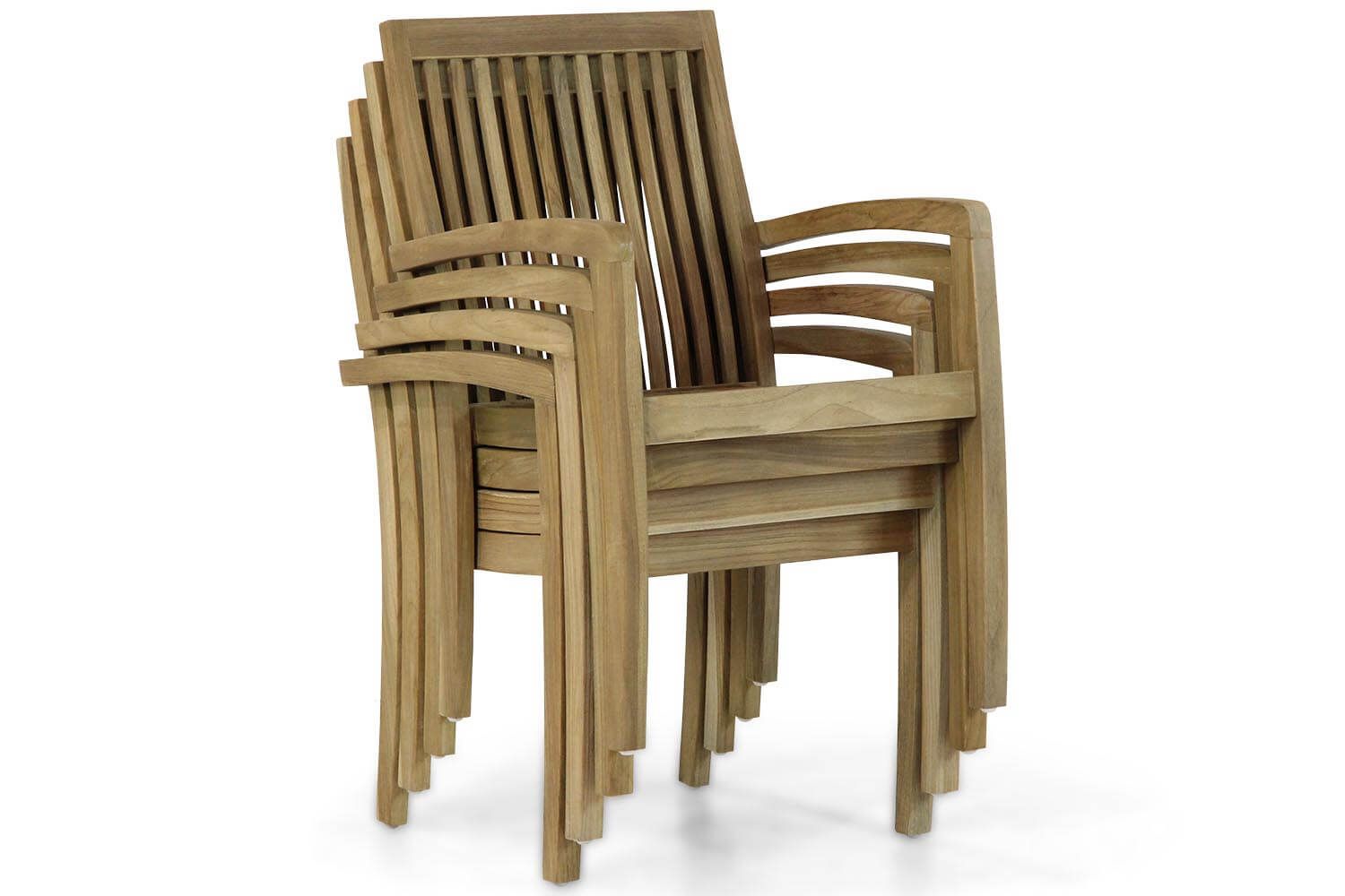 Garden Collections Wales dining tuinstoel stapelbaar