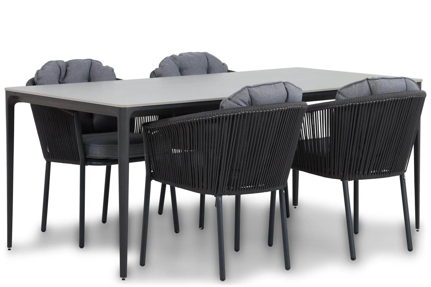 Santika Novita/Gianna 180 cm dining tuinset 5-delig thumbnail