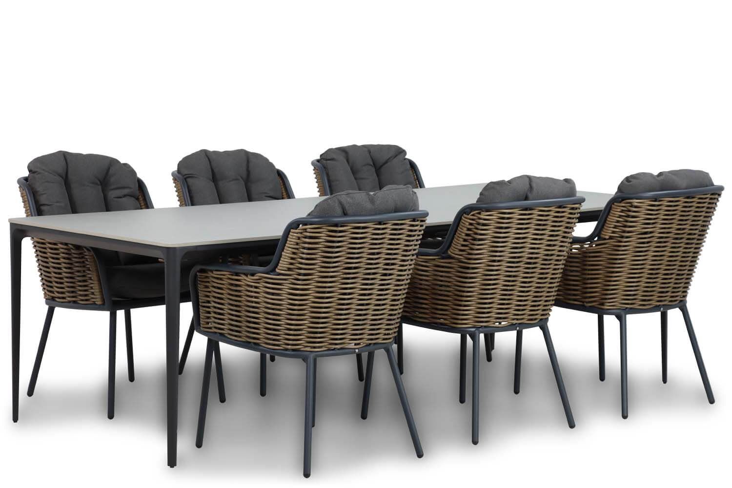 Santika Fasano/Gianna 240 cm dining tuinset 7-delig thumbnail