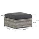 Garden Collections Giardino stoel-bank loungeset 4-delig thumbnail
