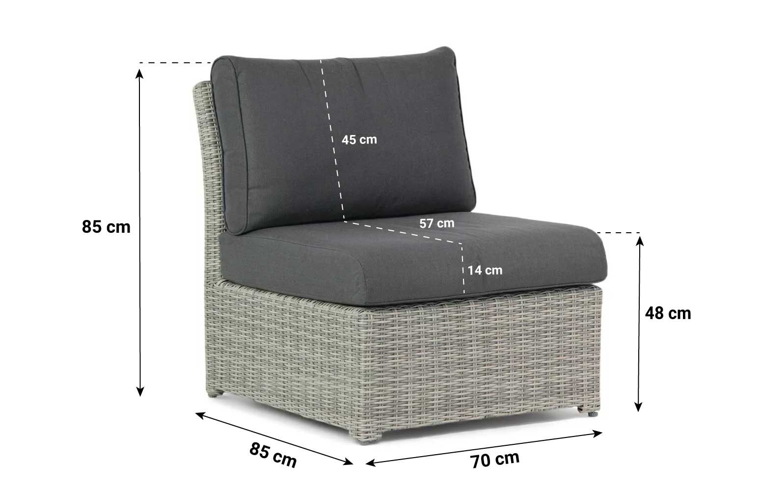 Garden Collections Giardino/Napoli dining loungeset 7-delig thumbnail