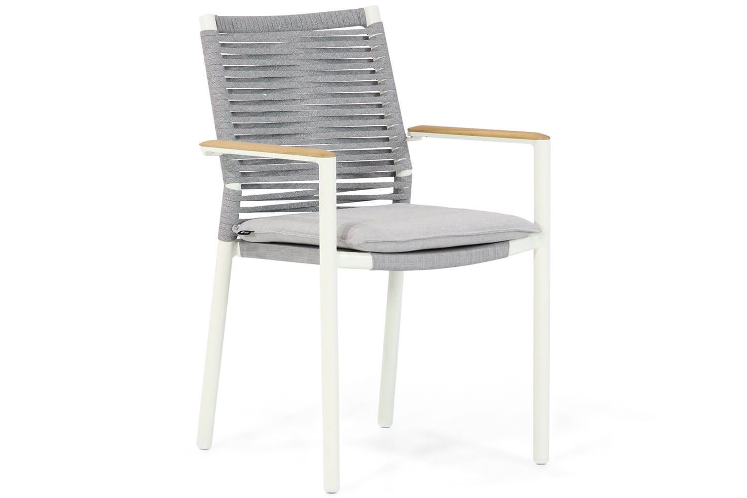 Santika Giovane dining tuinstoel wit thumbnail
