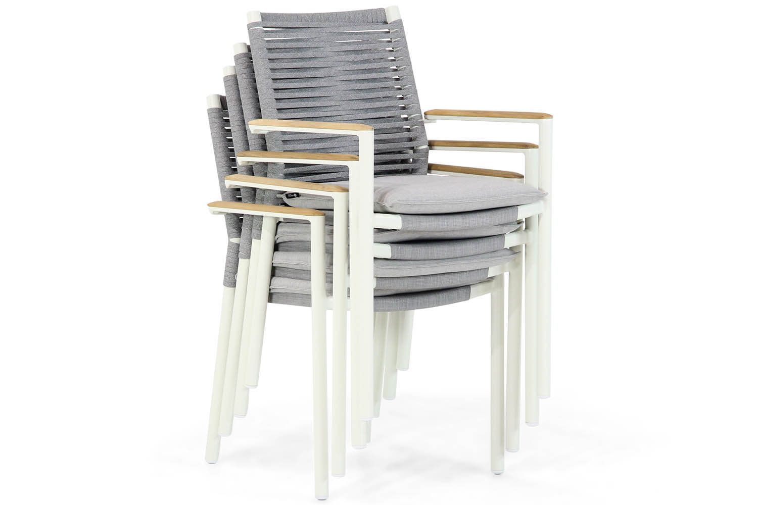 Santika Giovane dining tuinstoel wit