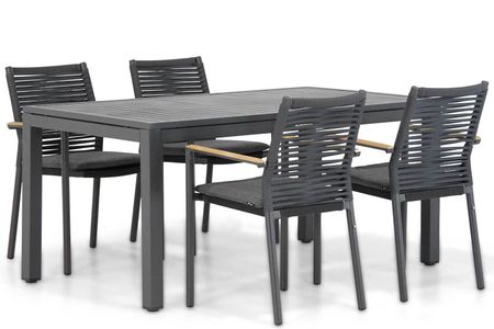 Santika Giovane/Concept 160 cm dining tuinset 5-delig