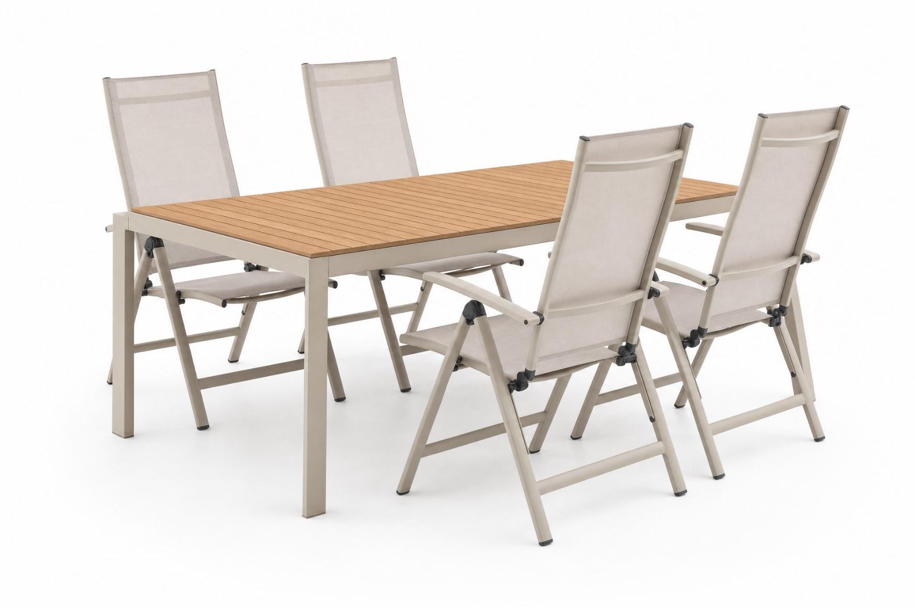 Hartman Alice Comfort/Creta 160x90 cm dining tuinset 5-delig