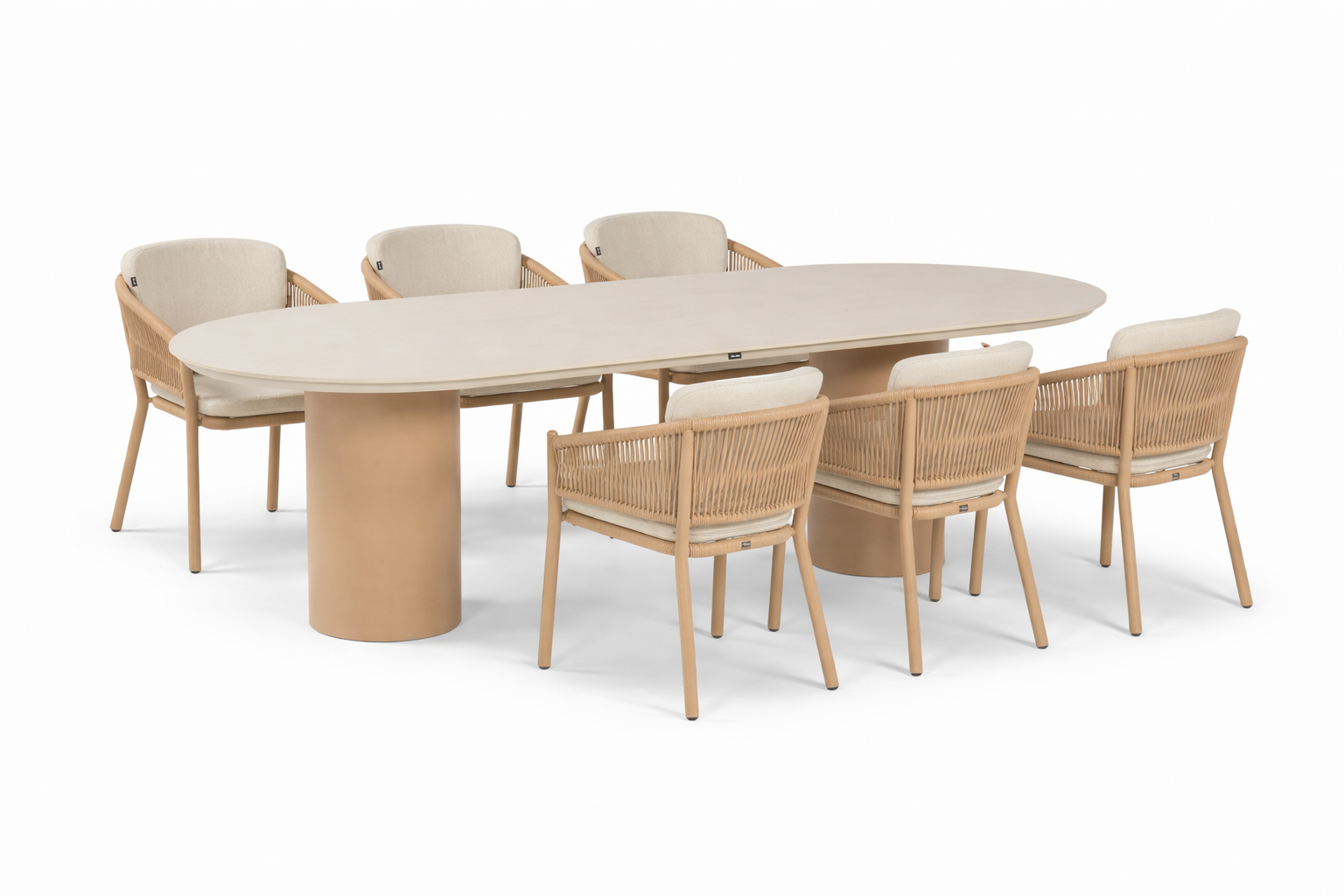Hartman Altea/Valencia 220x100 cm dining tuinset 7-delig