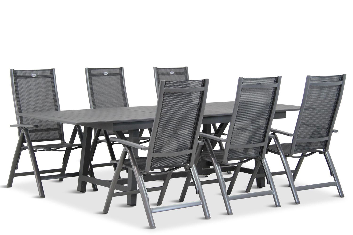 Hartman Royal Club/General 217/277 cm dining tuinset 7-delig thumbnail