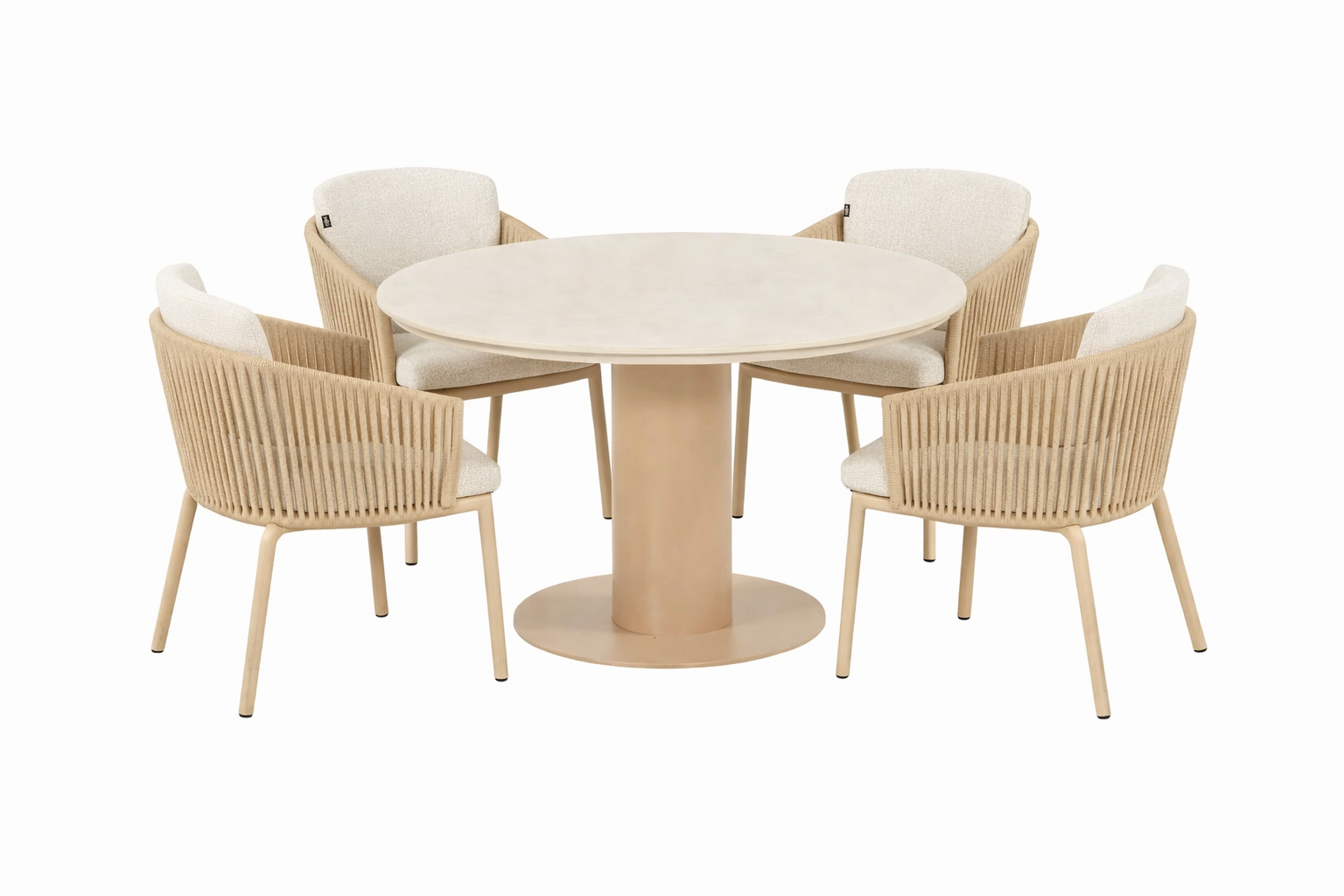 Hartman Sevilla/Girona 120 cm dining tuinset 5-delig