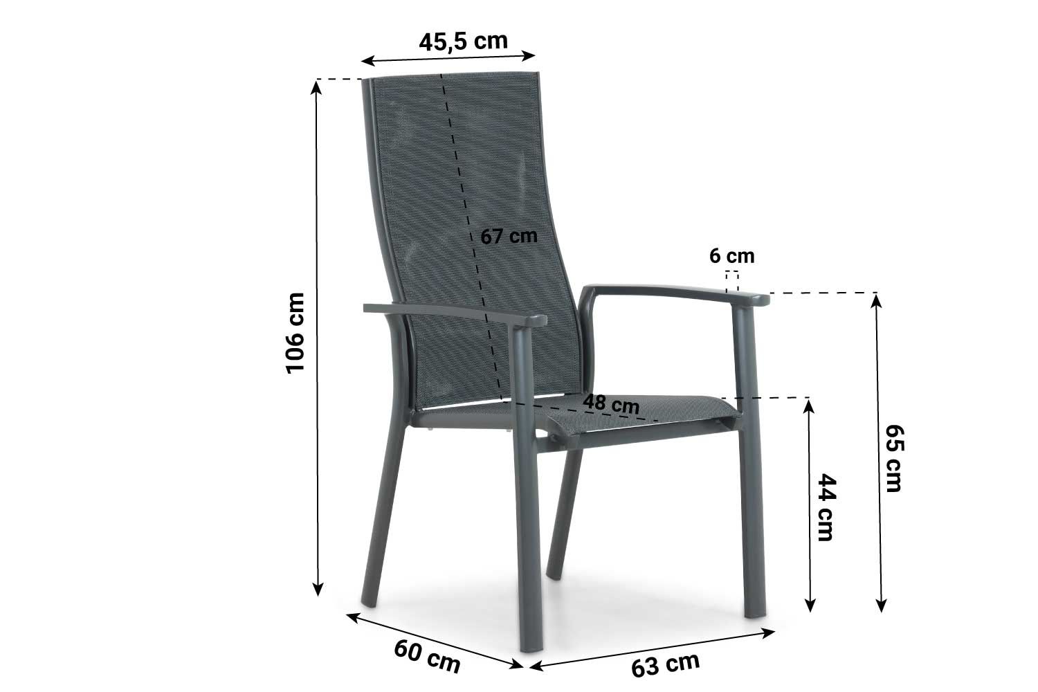 Hartman Sitges/Mateo 220 cm dining tuinset 7-delig thumbnail