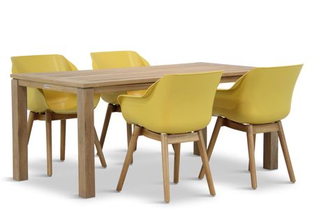 Hartman Sophie teak/Bristol 180 cm dining tuinset 5-delig