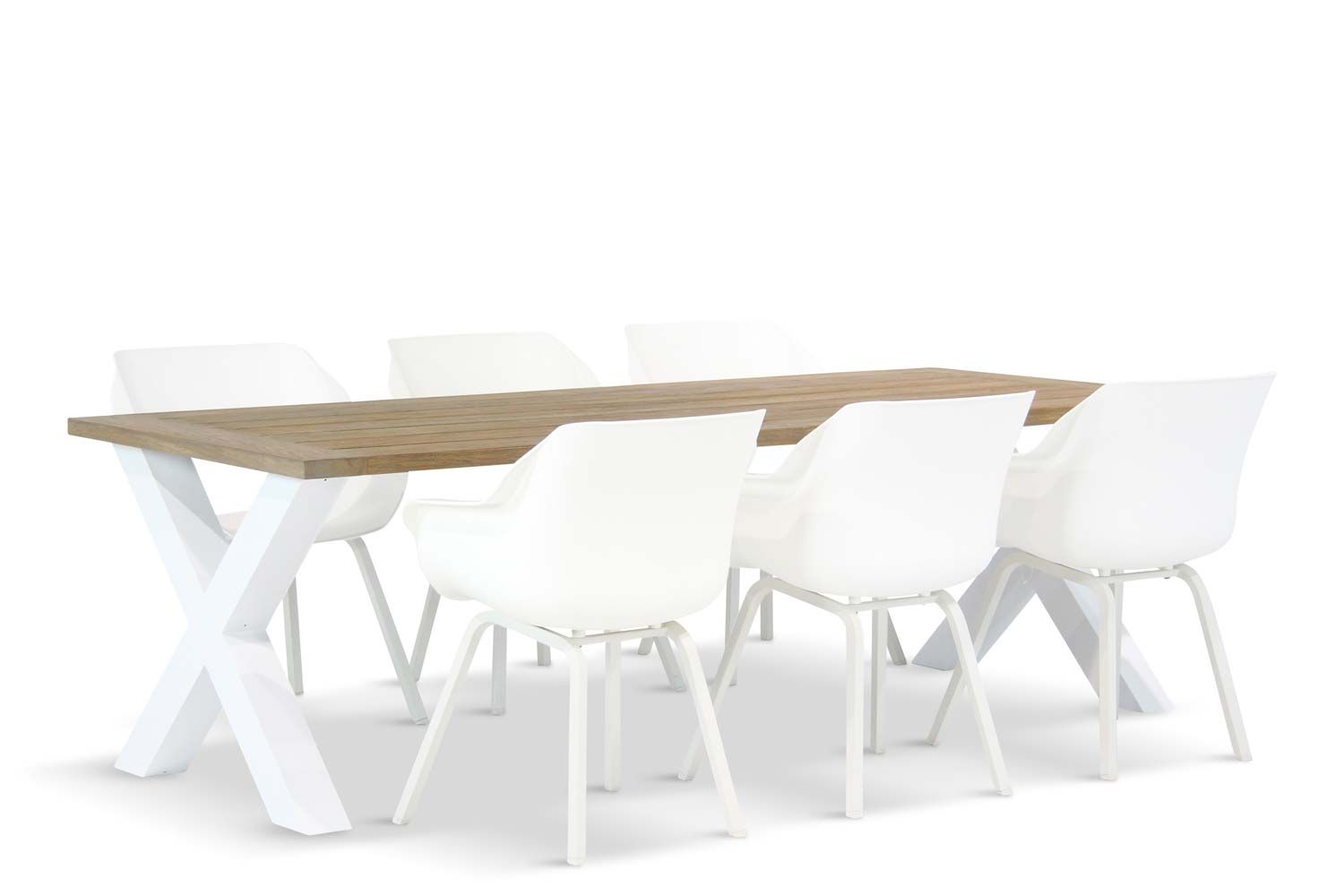 Hartman Sophie element/Cardiff 240 cm dining tuinset 7-delig thumbnail